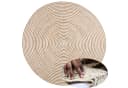 Runder Jute-Teppich Rocio 150cm Natur Handarbeit Bild 2