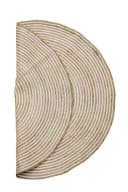 Runder Jute-Teppich Rocio 150cm Natur Handarbeit Bild 5