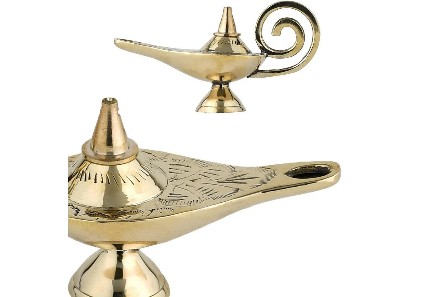 Marrakesch Orient & Mediterran Interior Aladin Wunderlampe Jini klein Handarbeit - Bild 4