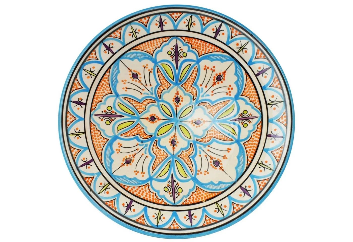 Marrakesch Orient Servierteller Adna Keramik Handarbeit 35 cm - Bild 2