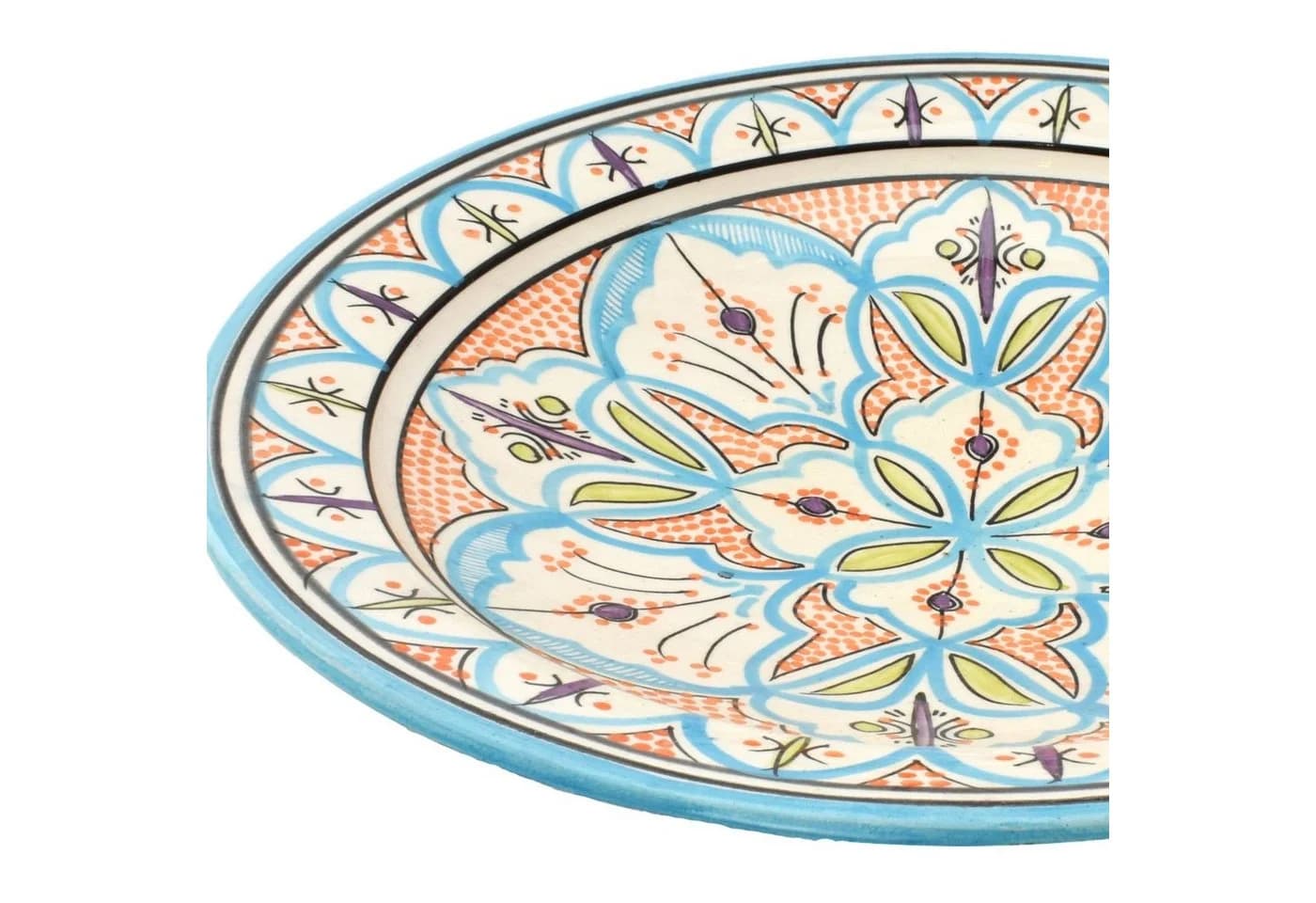 Marrakesch Orient Servierteller Adna Keramik Handarbeit 35 cm - Bild 5