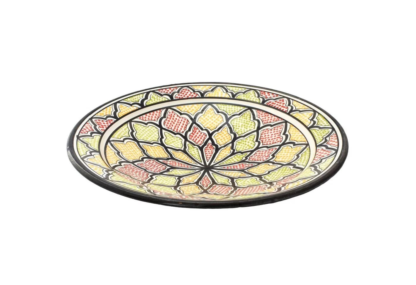 Abanob Servierteller Keramik Orientalisch Handbemalt 35cm