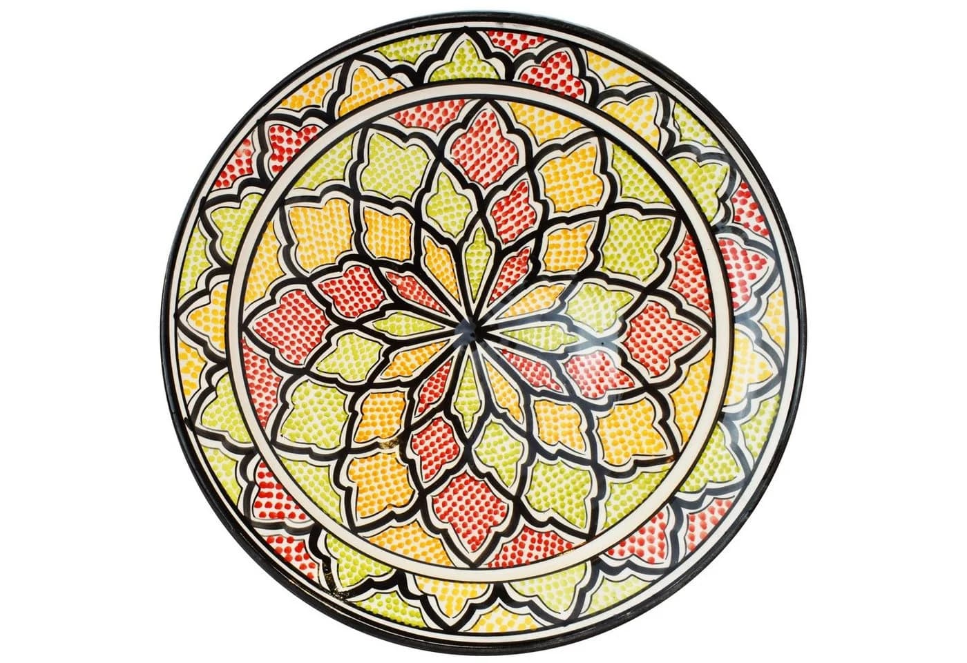 Abanob Servierteller Keramik Orientalisch Handbemalt 35cm - Bild 2