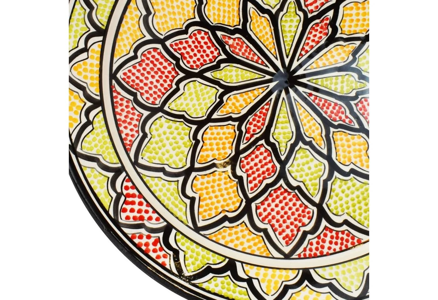 Abanob Servierteller Keramik Orientalisch Handbemalt 35cm - Bild 4