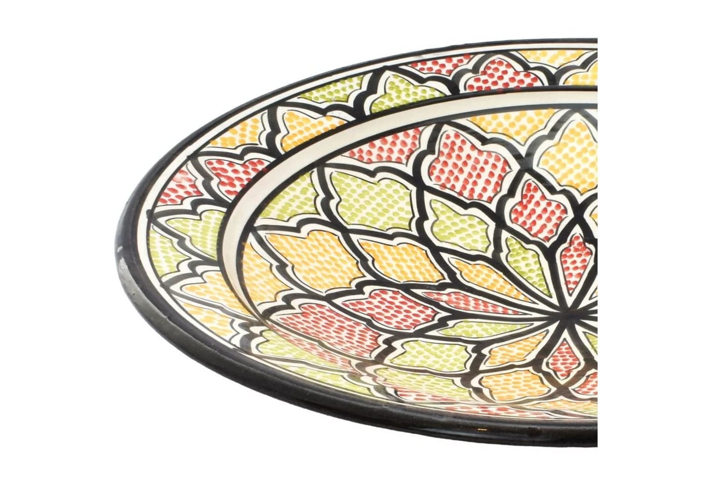 Abanob Servierteller Keramik Orientalisch Handbemalt 35cm - Bild 5