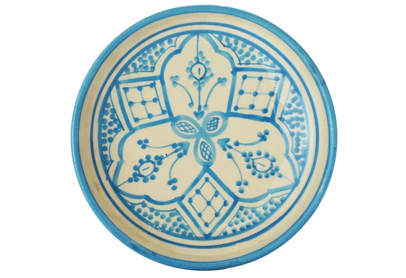 Marrakesch Orient & Mediterran Interior Dipschale Alijan Blau Keramik
