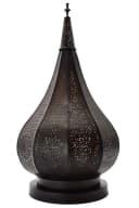 Marrakesch Orient & Mediterran Interior Teelichthalter Orientalische Laterne Windlicht Garten Deko Ezana Schwarz Bild 4