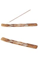 Marrakesch Orient & Mediterran Interior Räucherstäbchenhalter 3er Set Handgeschnitzt Holz 26cm Bild 5