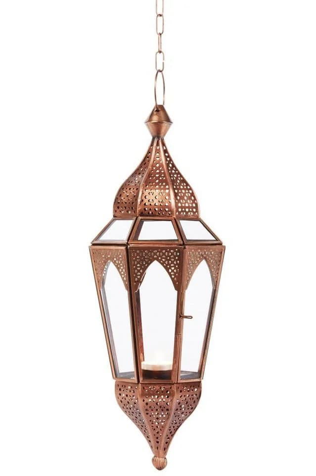 Marrakesch Orient & Mediterran Interior Hängewindlicht Lalita - Klar Kupfer - Bild 2