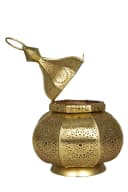 Marrakesch Orient & Mediterran Interior Teelichthalter Lamis Gold Handarbeit Bild 3