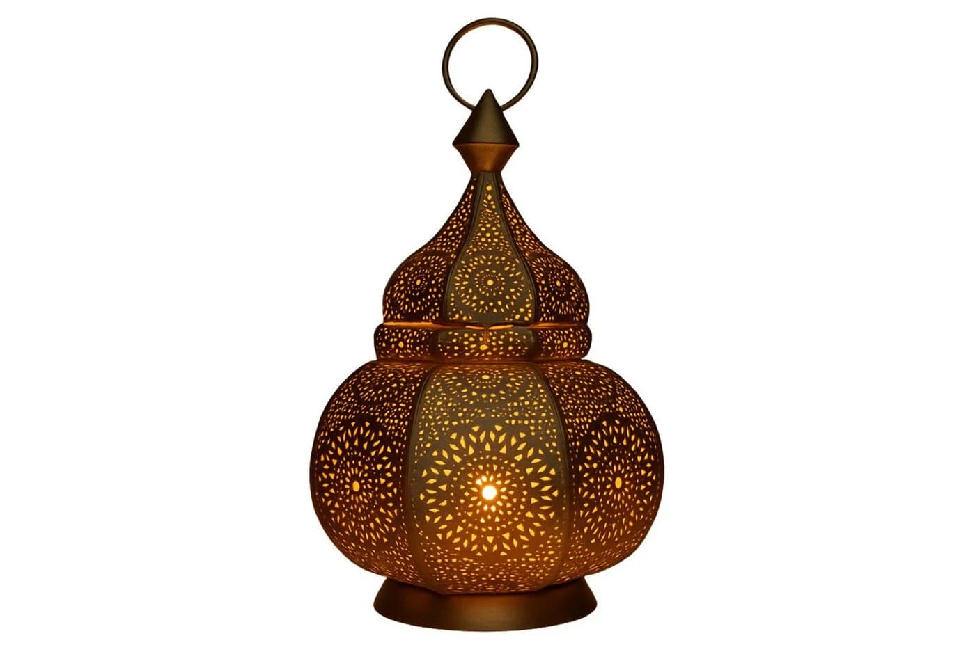 Marrakesch Orient & Mediterran Interior Teelichthalter Lamis Gold Handarbeit - Bild 5