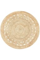 Marrakesch Orient & Mediterran Interior Runder Jute-Teppich Natur-Beige Bild 2