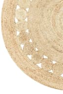 Marrakesch Orient & Mediterran Interior Runder Jute-Teppich Natur-Beige Bild 4