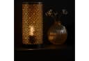 Marrakesch Orient & Mediterran Interior Nachttischlampe Naziha Schwarz-Gold Bild 1