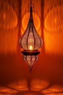 Marrakesch Orient & Mediterran Interior Pendelleuchte Fayna Schwarz Orientalisch Bild 1