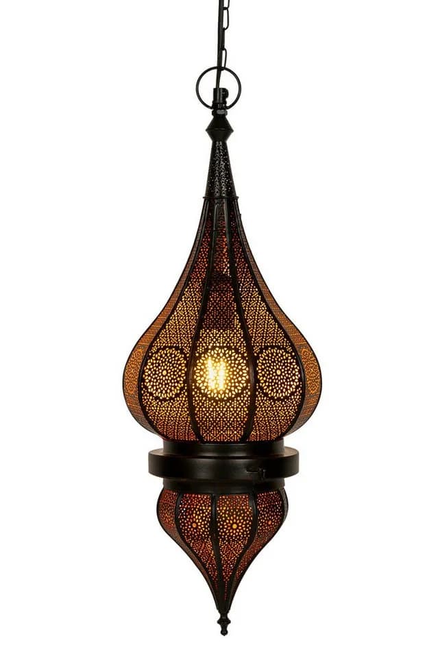 Marrakesch Orient & Mediterran Interior Pendelleuchte Fayna Schwarz Orientalisch - Bild 2