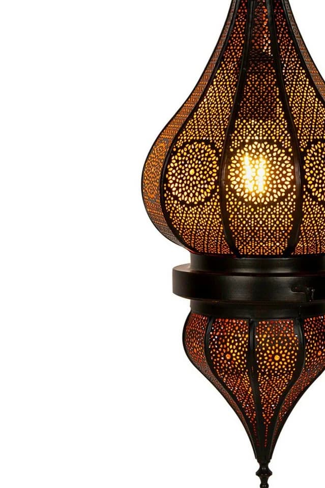 Marrakesch Orient & Mediterran Interior Pendelleuchte Fayna Schwarz Orientalisch - Bild 3