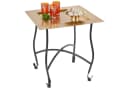 Marrakesch Orient & Mediterran Interior Beistelltisch Garten Klapptisch Metall Gold Bild 1