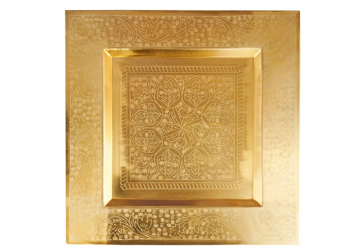 Marrakesch Orient & Mediterran Interior Beistelltisch Garten Klapptisch Metall Gold - Bild 3