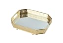 Marrakesch Orient & Mediterran Interior Dekotablett Agata Gold Handarbeit Bild 1