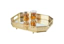 Marrakesch Orient & Mediterran Interior Dekotablett Agata Gold Handarbeit Bild 3