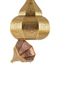 Marrakesch Orient & Mediterran Interior Pendelleuchte Lunar Gold E27 Handarbeit Bild 5