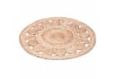 Marrakesch Jute Teppich Rund Jemina Natur Beige 90 cm Handarbeit Bild 1