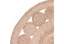 Marrakesch Jute Teppich Rund Jemina Natur Beige 90 cm Handarbeit Bild 3