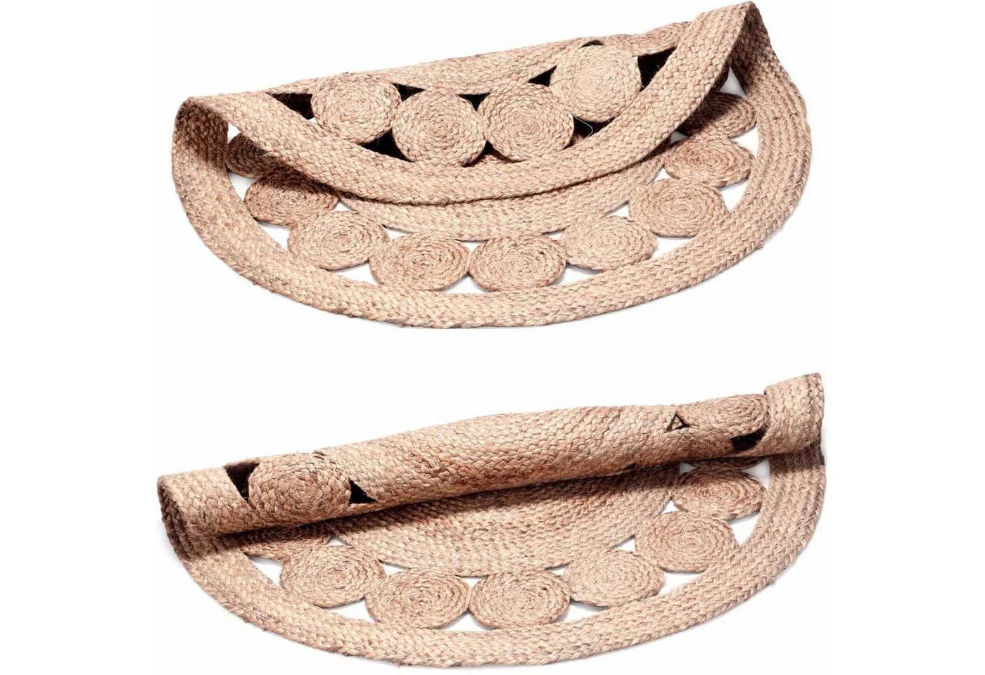 Marrakesch Jute Teppich Rund Jemina Natur Beige 90 cm Handarbeit - Bild 4