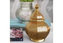 Marrakesch Orient Laterne Gold Handarbeit Teelichthalter Bild 3