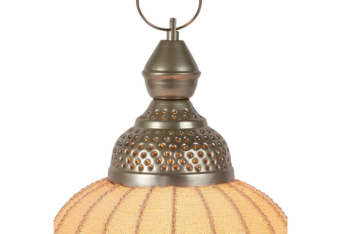 Marrakesch Orient & Mediterran Interior Kerzenlaterne Rana Silber Orientalisch - Bild 3