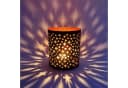 Marrakesch Orient & Mediterran Interior Teelichthalter 3er Set Orientalisches Garten Windlicht Metall Schwarz Bild 5