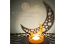 Marrakesch Orient & Mediterran Interior Teelichthalter Mond 8cm Gold Metall Bild 3
