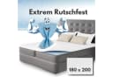 Topper Stopper Matratzenschoner Antirutsch Blau 180x200 cm Bild 1