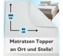 Topper Stopper Light Matratzenschoner Antirutschmatte - Rutschfest Bild 1