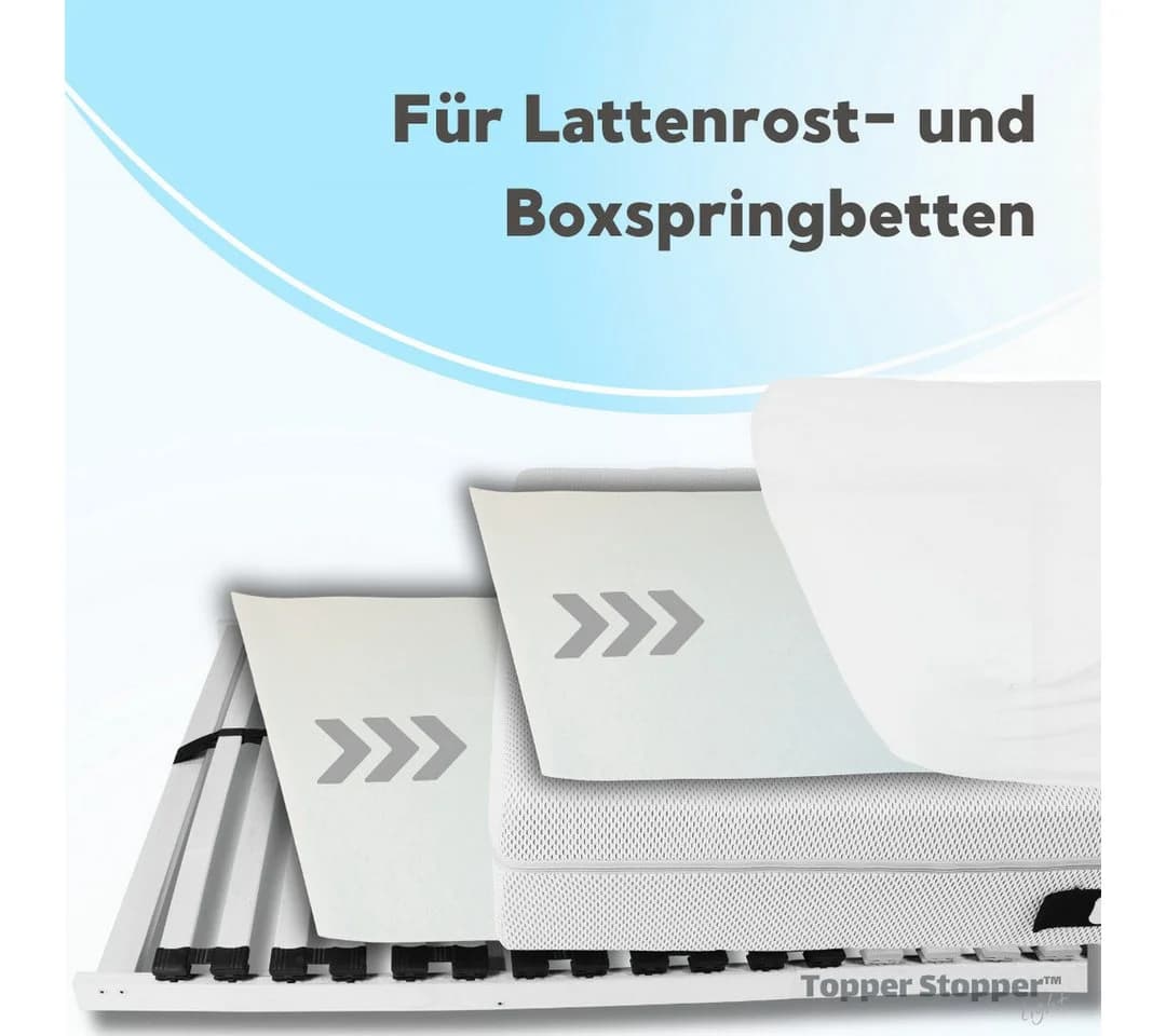 Topper Stopper Light Matratzenschoner Antirutschmatte - Rutschfest - Bild 3