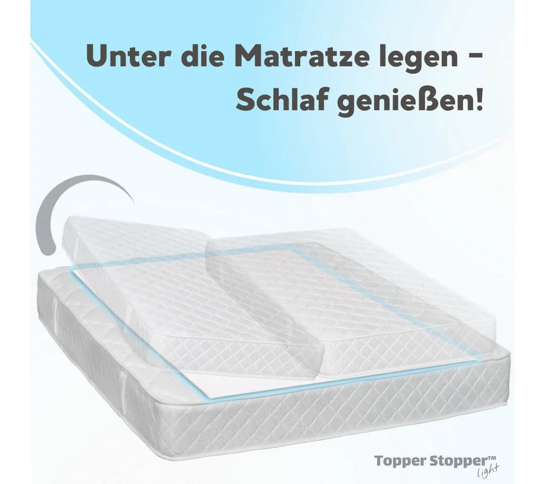 Topper Stopper Light Matratzenschoner Antirutschmatte - Rutschfest - Bild 4