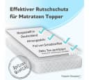 Topper Stopper Light Matratzenschoner Antirutschmatte - Rutschfest Bild 5