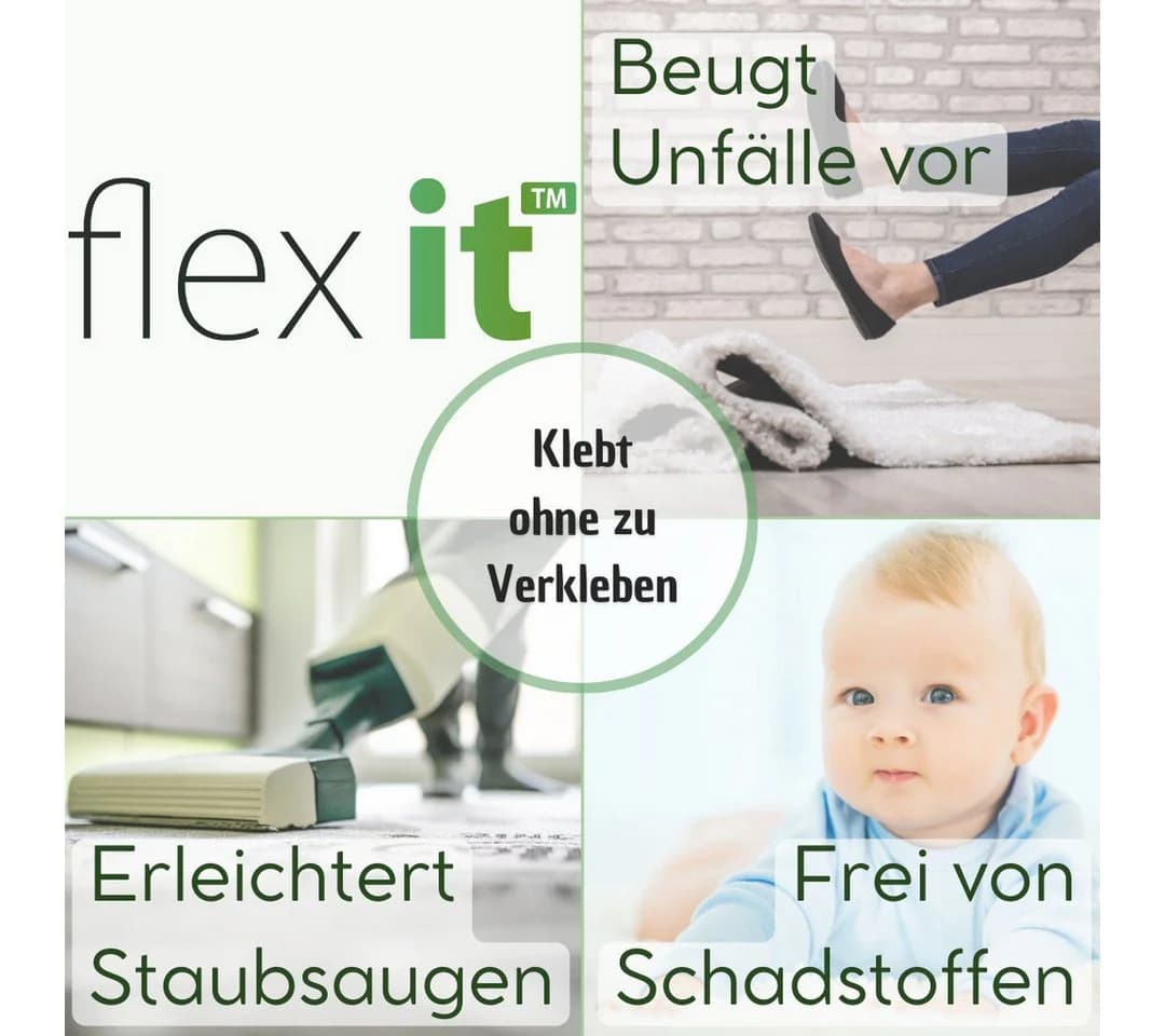 flex it Classic Comfort Antirutschmatte für Teppich - Bild 4