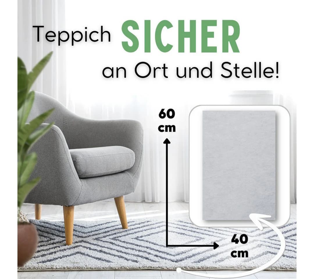 flex it Antirutsch Teppichunterlage Classic Standard - Rutschfeste Matte