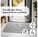 Topper Stopper Fußmatte grau selbstklebend ultradünn Bild 1