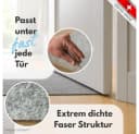 Topper Stopper Fußmatte grau selbstklebend ultradünn Bild 3