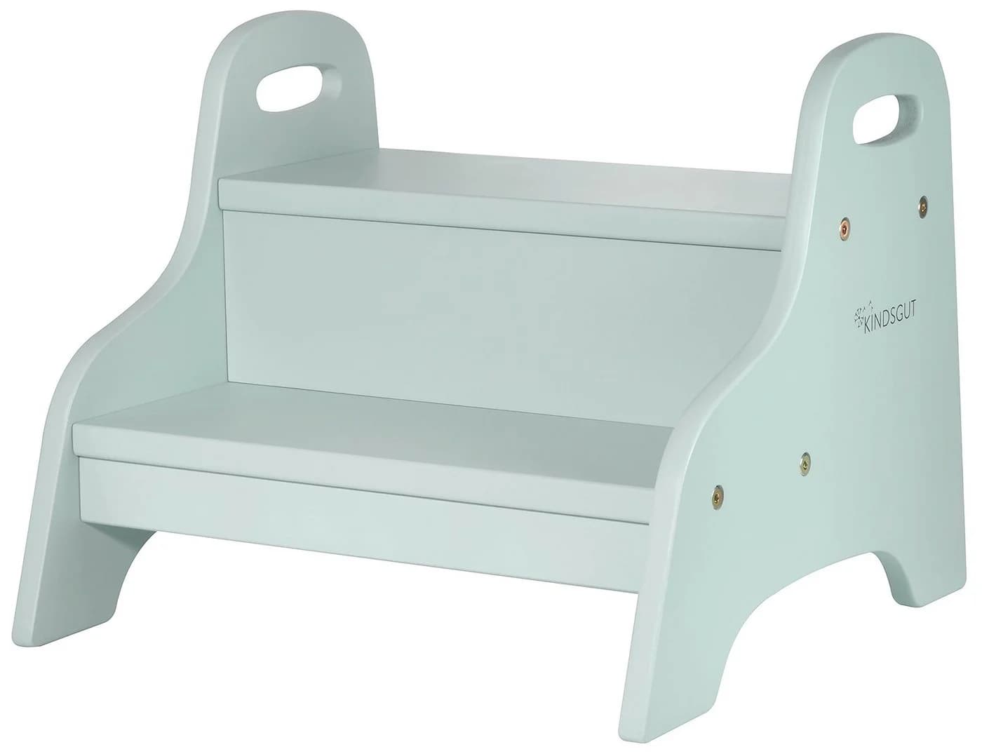 KINDSGUT Tritthocker für Kinder Aquamarin Kautschukholz - Bild 2