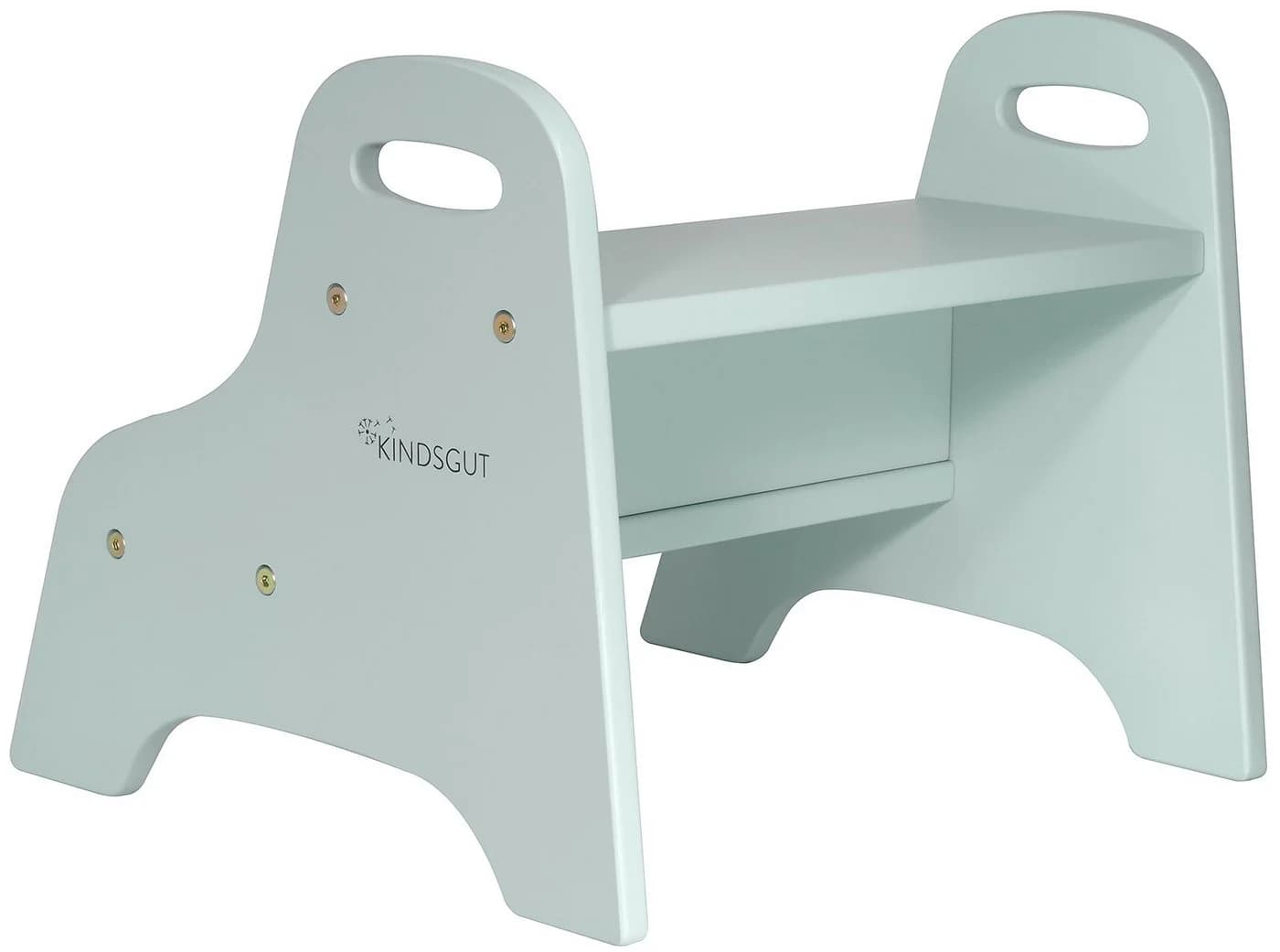 KINDSGUT Tritthocker für Kinder Aquamarin Kautschukholz - Bild 5