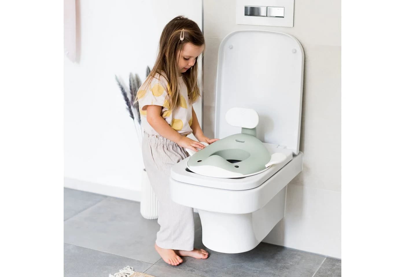 KINDSGUT Baby-Toilettensitz Wal Pistazie