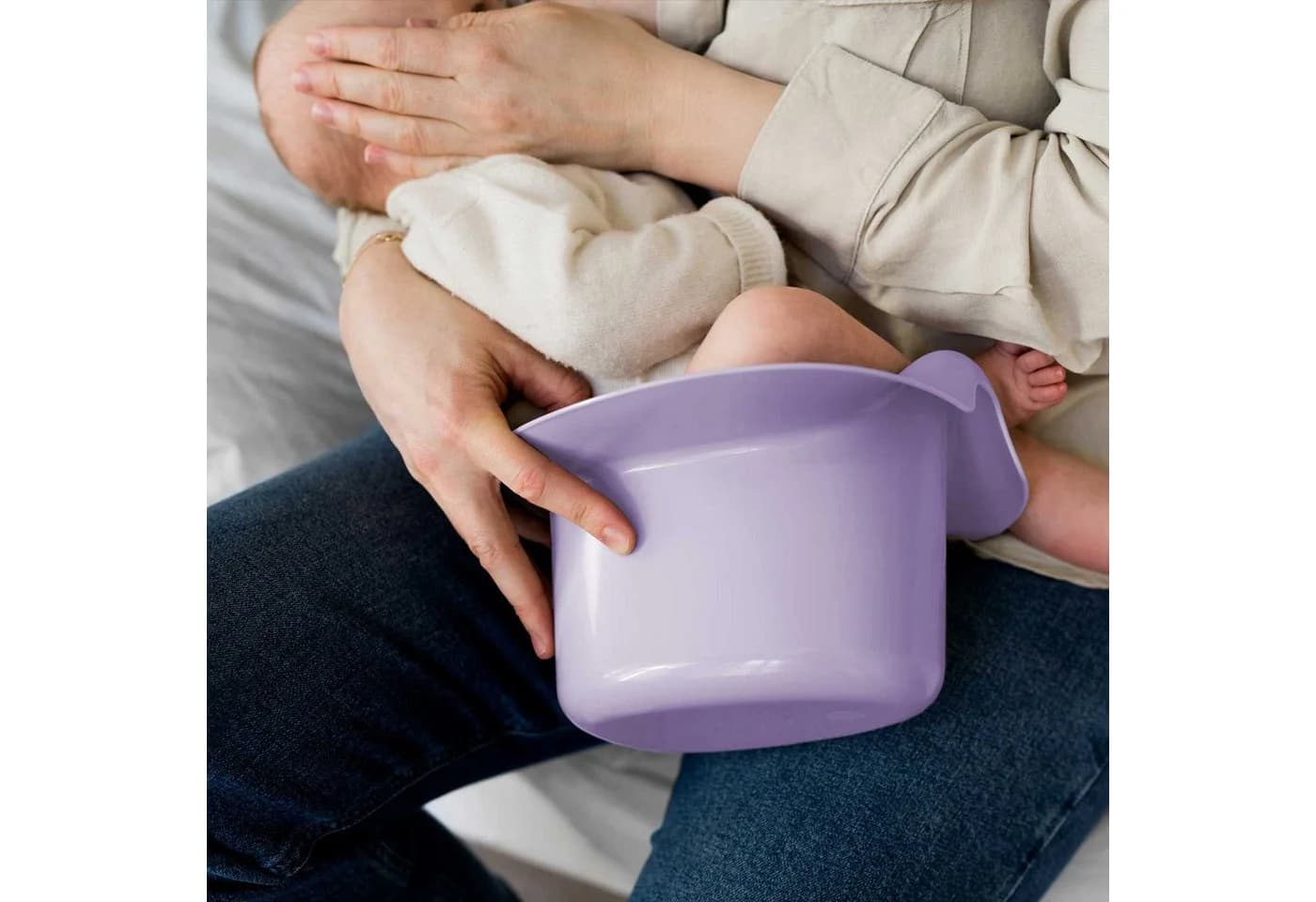 KINDSGUT Toilettentrainer Abhaltetöpfchen Lila Unisex