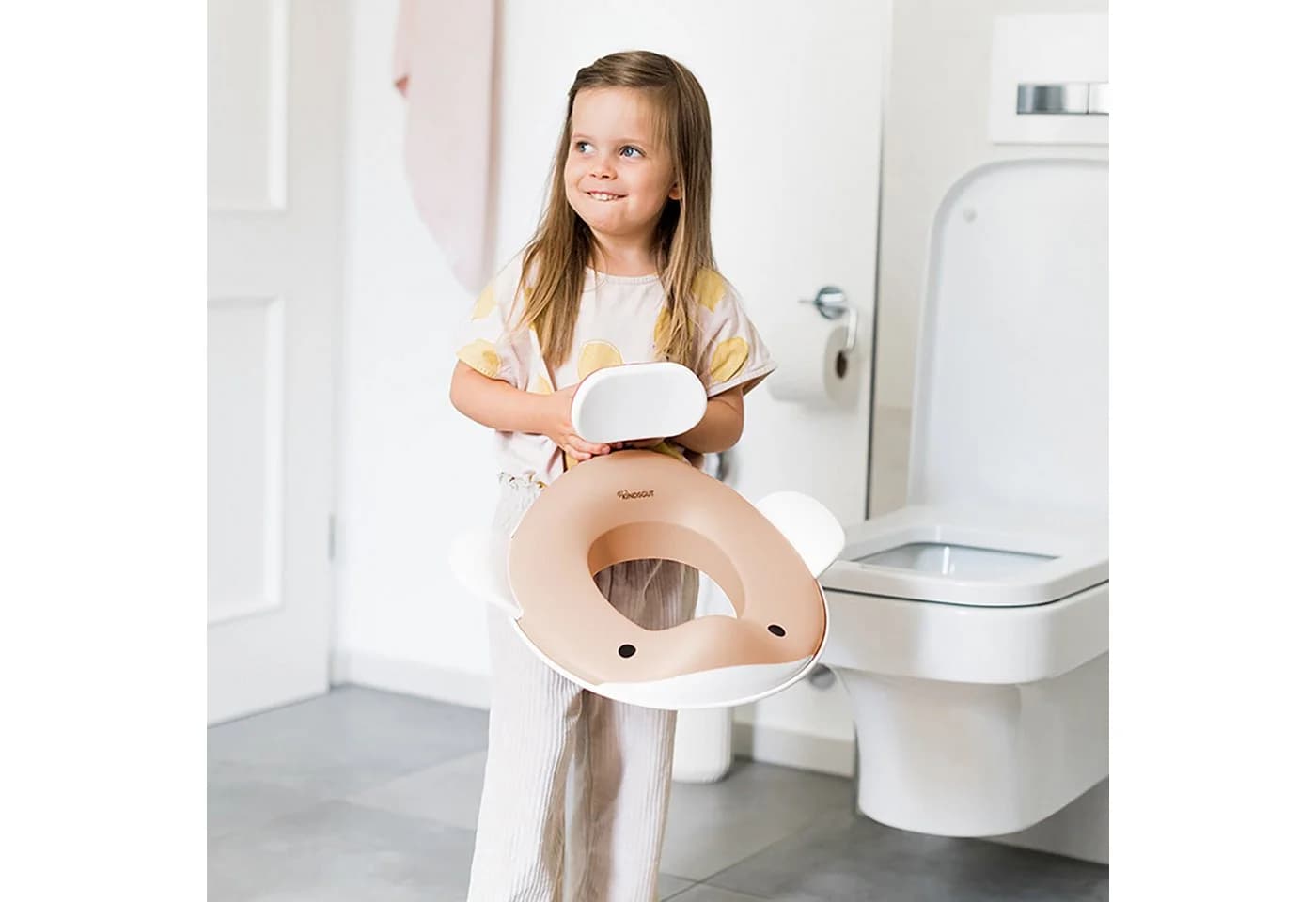 KINDSGUT Baby-Toilettensitz Wal Orange