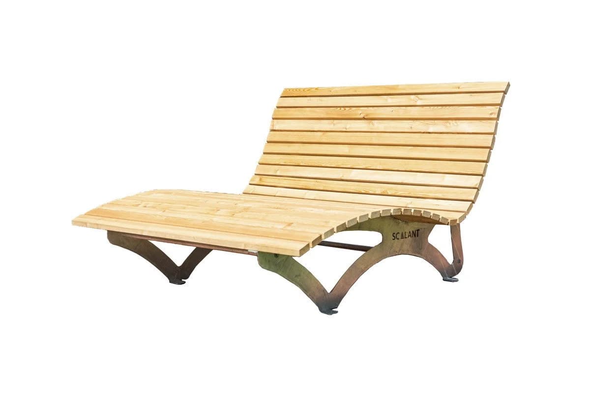 Scalant Gartenliege Waldsofa Classic Lärche Feuerverzinkt - Bild 2