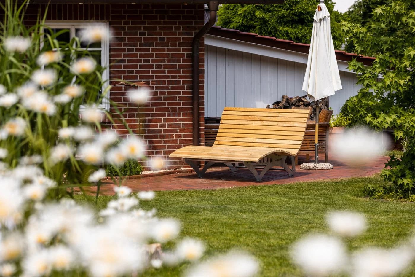 Scalant Gartenliege Waldsofa Classic Lärche Feuerverzinkt - Bild 4