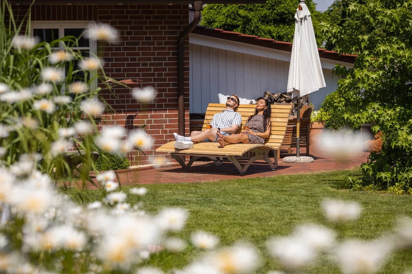 Scalant Gartenliege Waldsofa Classic Lärche Feuerverzinkt - Bild 5